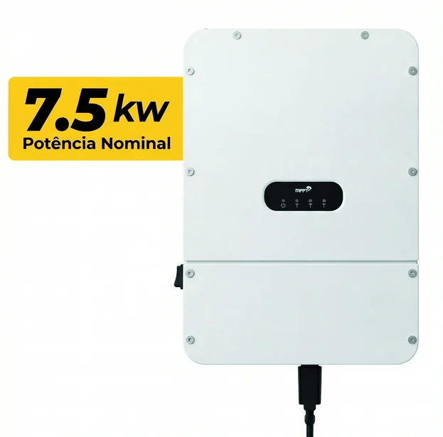 Inversor híbrido de 7,5 kW para energia solar com bateria